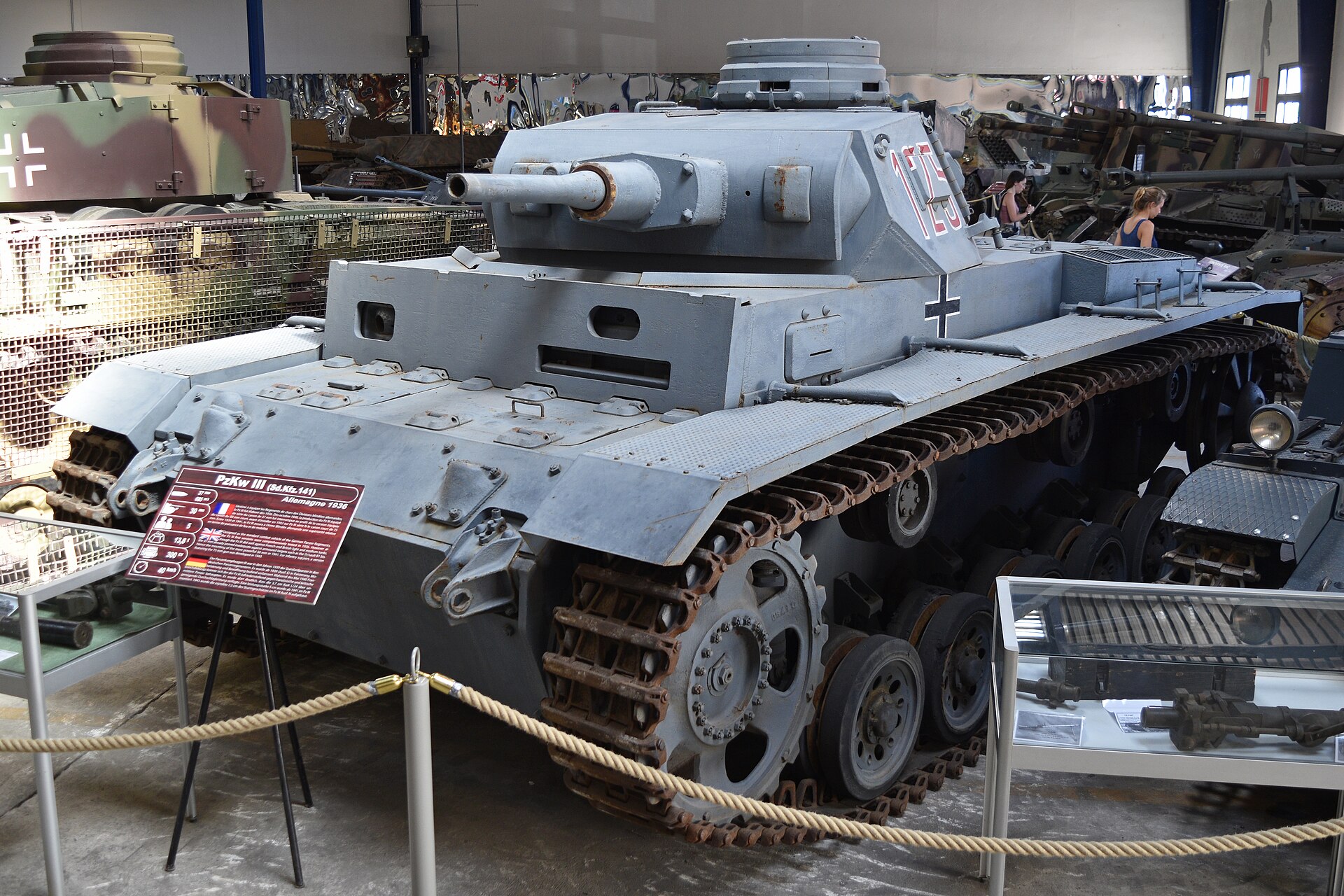Pz.Kpfw III Ausf.F (Fgst.Nr.61192) Saumur, France 2022 {001){b} (photo.wikipedia).jpg